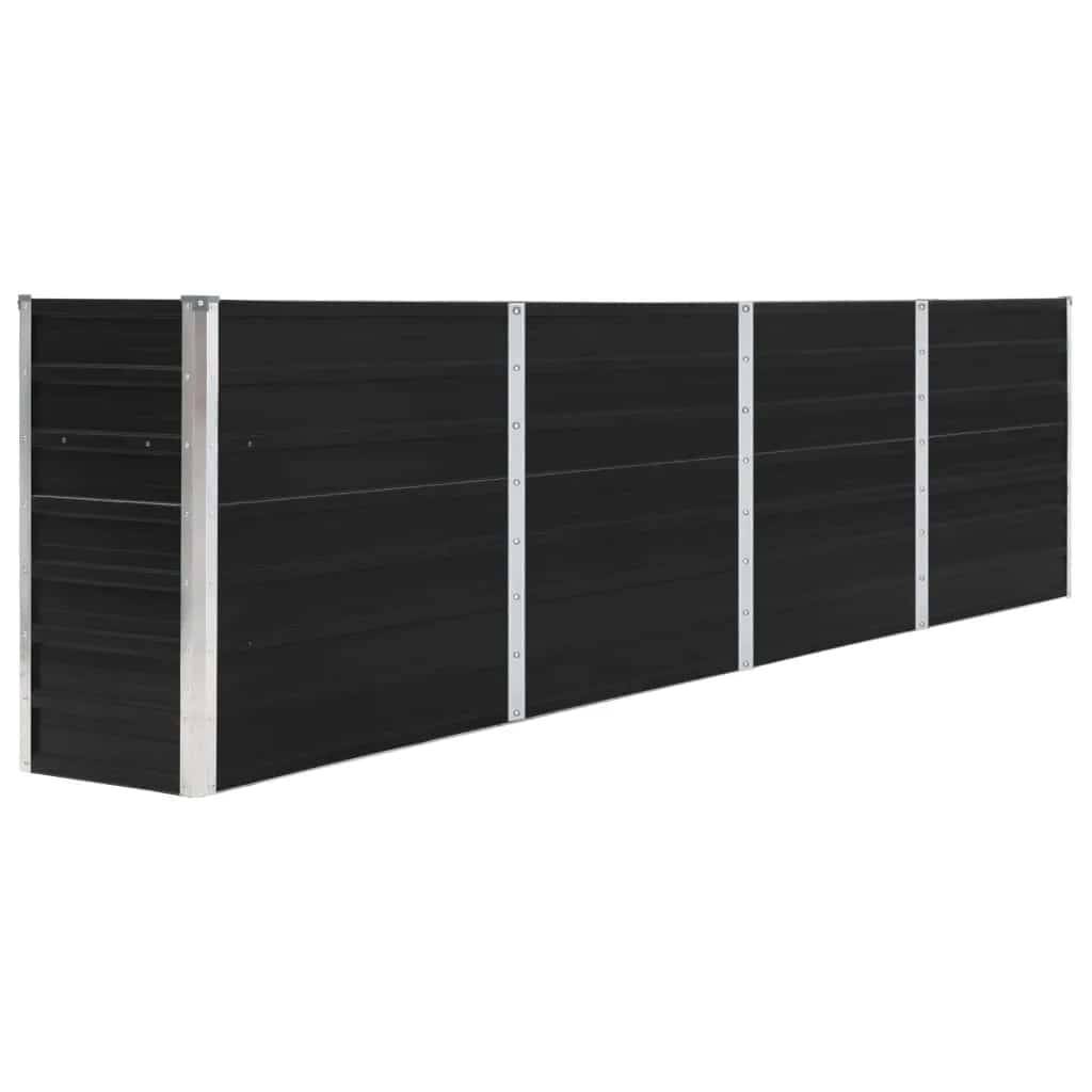 Vidaxl - Jardinière 320x40x77 cm Acier galvanisé Anthracite vidaXL 47051 - Image 2