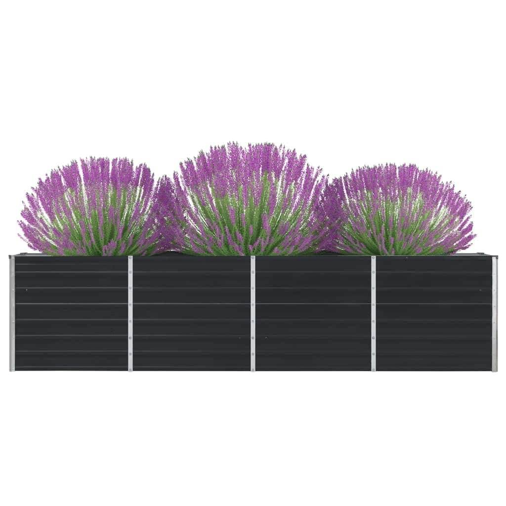 Vidaxl - Jardinière 320x40x77 cm Acier galvanisé Anthracite vidaXL 47051 - Image 5