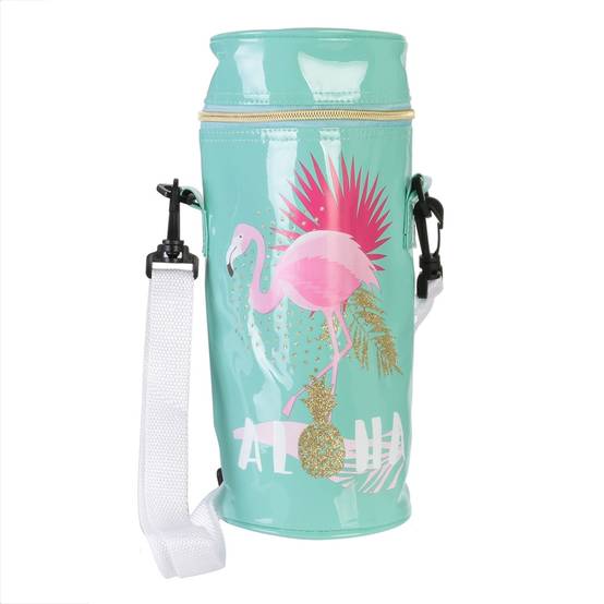 Sans Marque - Sac fraîcheur isotherme Flamingo Summer - Bleu - Jet lag