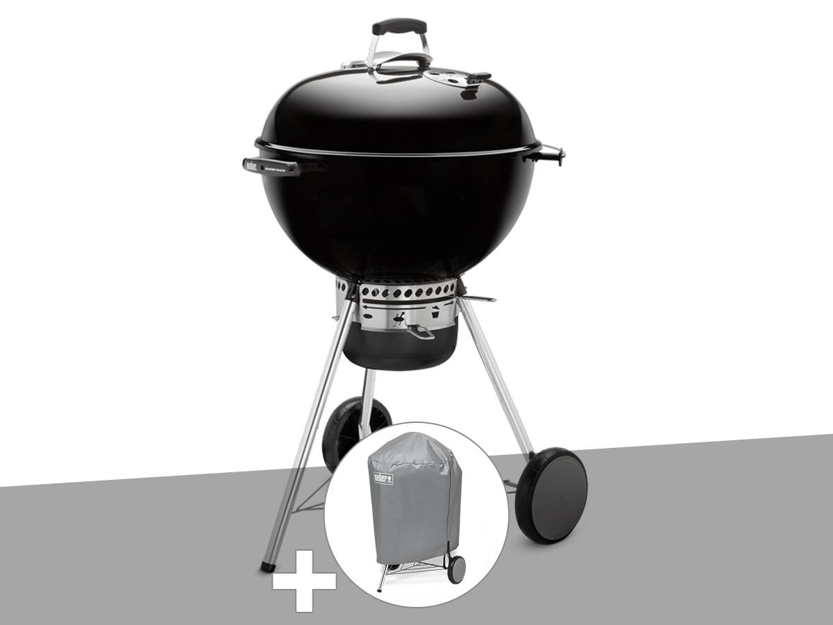 Weber - Barbecue charbon Master-Touch GBS 57 cm E-5750 Noir + Housse - Weber