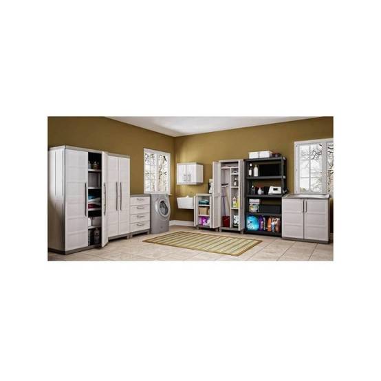 Keter - Armoire 2 portes 65 X 45 X 182cm 4 étagères verrouillable KETER Excellence - Image 2
