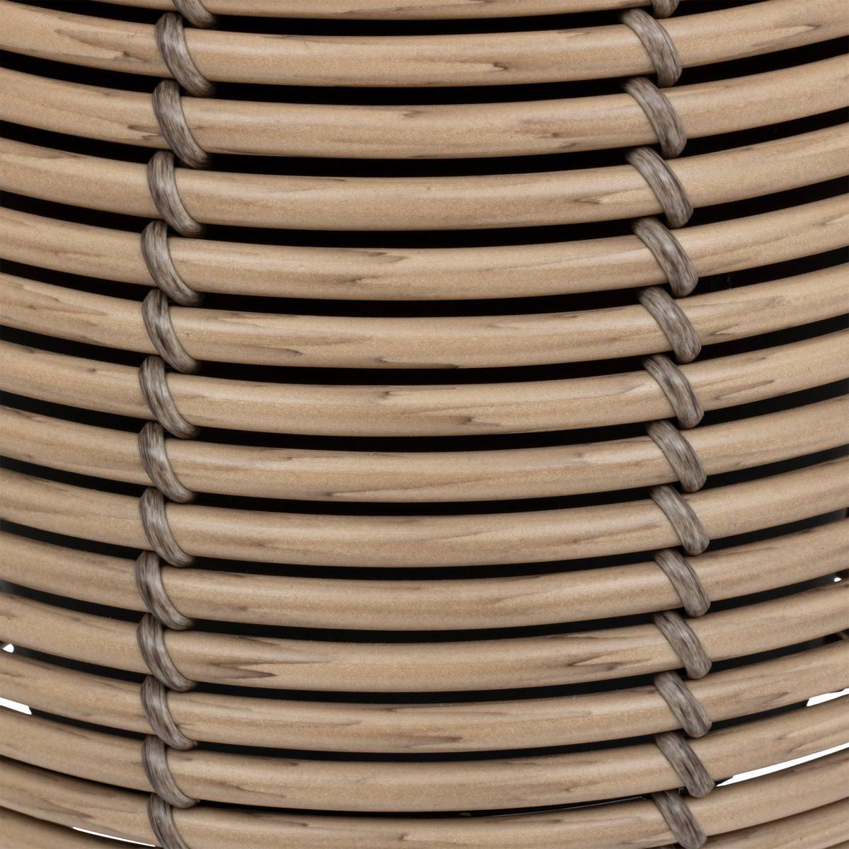 Lot de 3 Cache-pots aspect Rotin D 20 D 29 et D 45 cm - Image 6