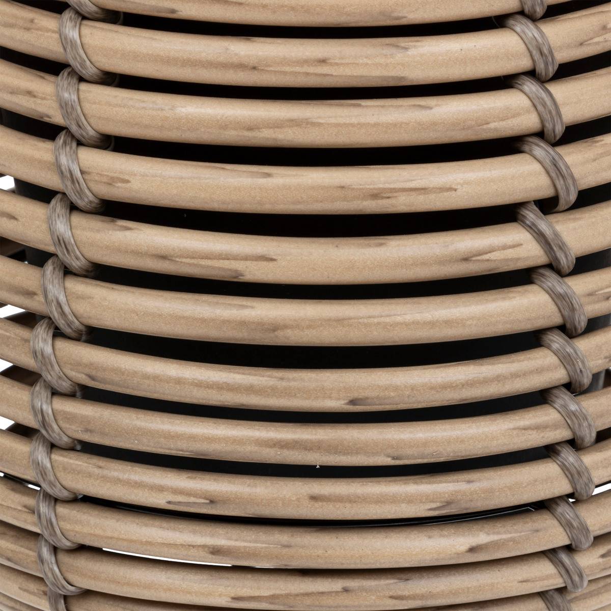 Lot de 3 Cache-pots aspect Rotin D 20 D 29 et D 45 cm - Image 7