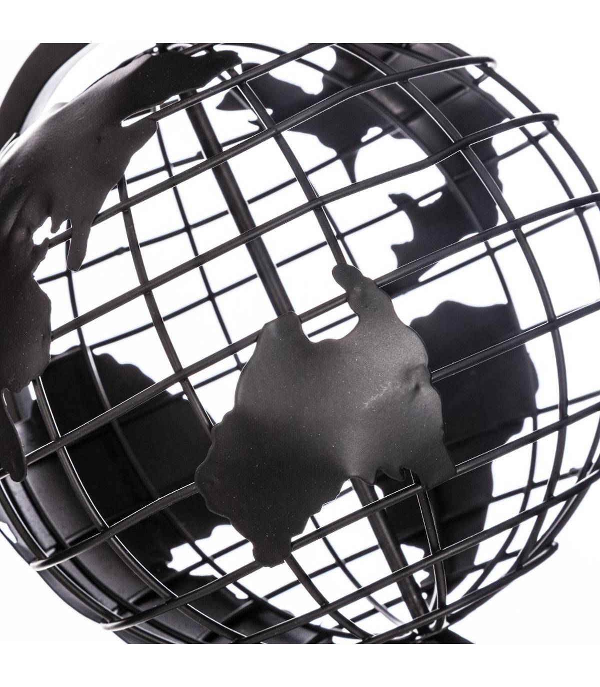 Atmosphera - Objet déco Globe en Métal H 28 cm - Imagen 2