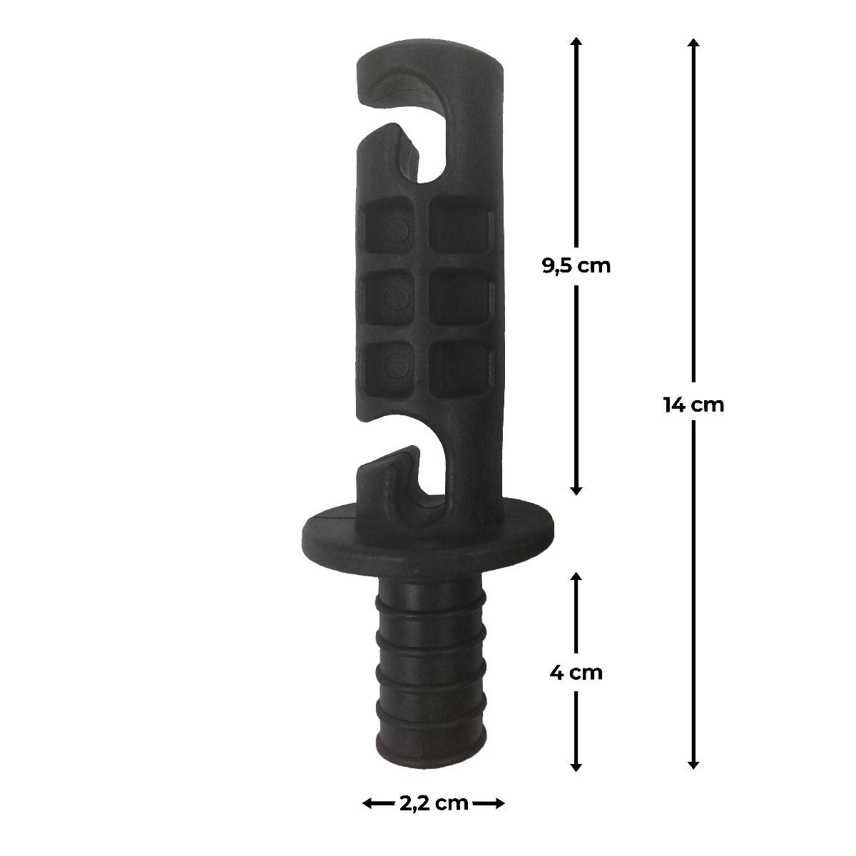 Kangui - Lot de 2 capuchons de maintien universels pour filet de trampoline Ø25 mm Kangui - Image 3