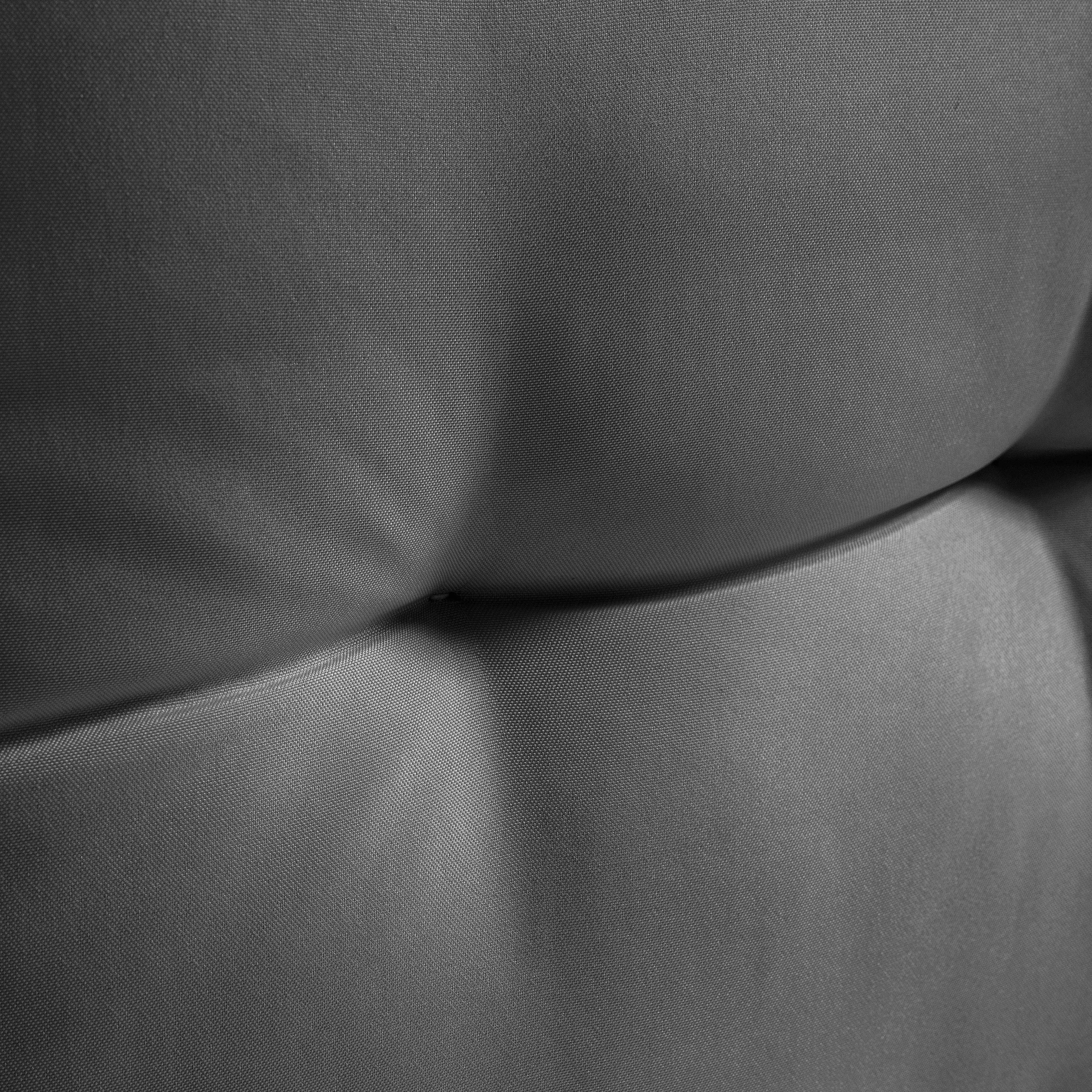 Oviala - Coussin d'extérieur matelassé anthracite 60 x 40cm Cuzco - Oviala - Imagen 4