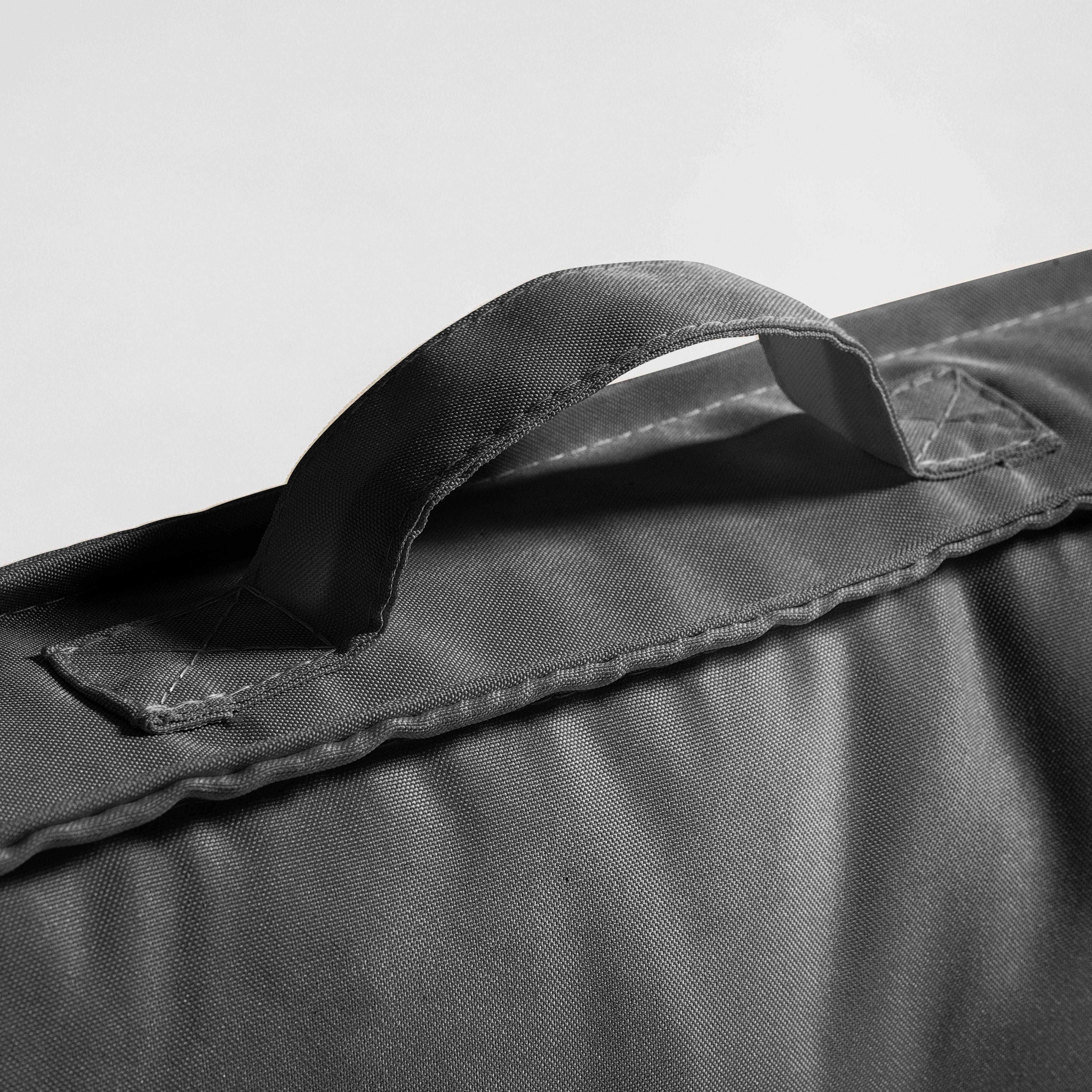 Oviala - Coussin d'extérieur matelassé anthracite 60 x 40cm Cuzco - Oviala - Imagen 3