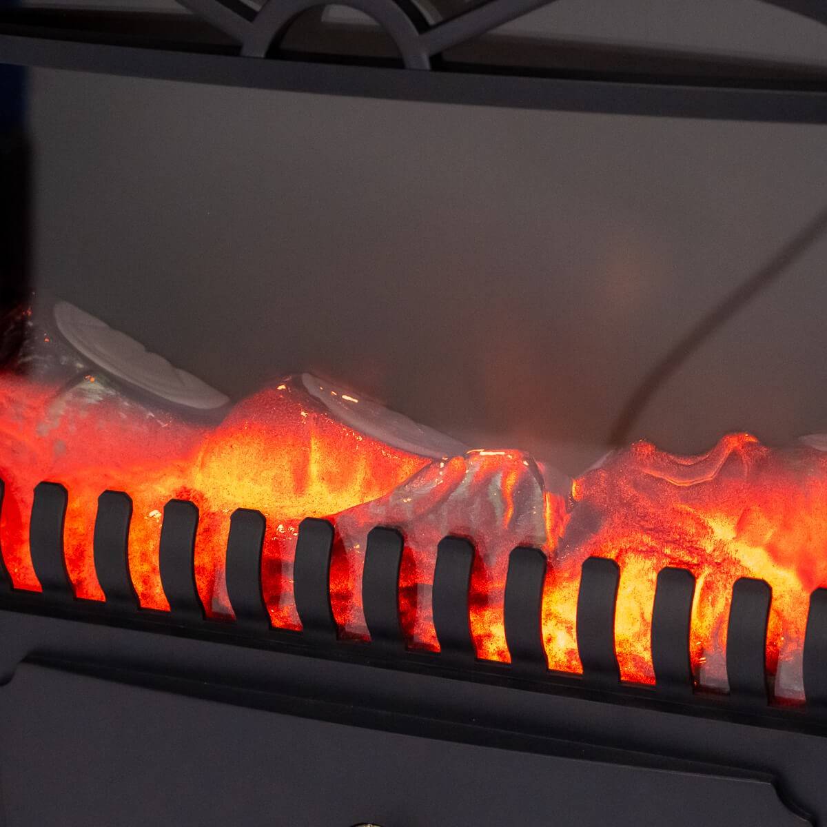 Cheminée électrique 1800W Effet flamme Chauffage d'appoint Santorin NIKLAS - Imagen 5