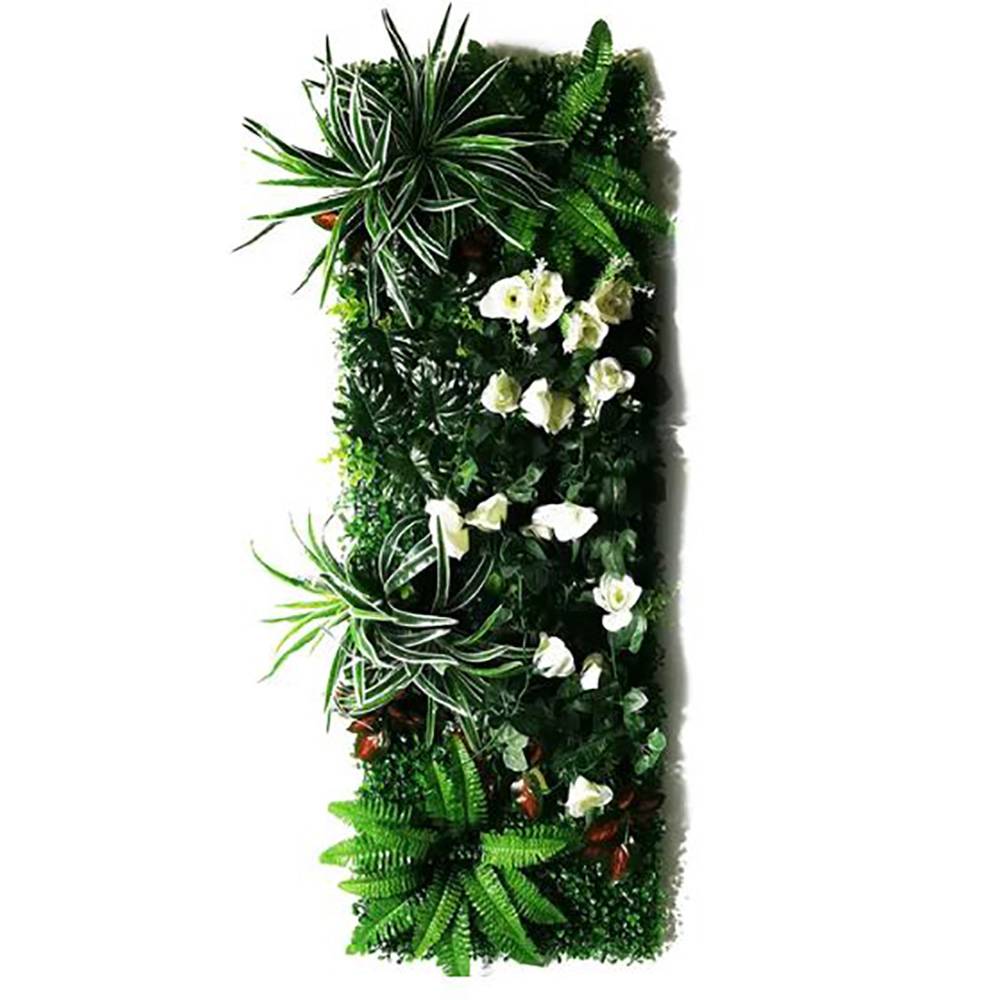 Panneau mural décoratif en plantes artificielles 40x121 cm - Imagen 1