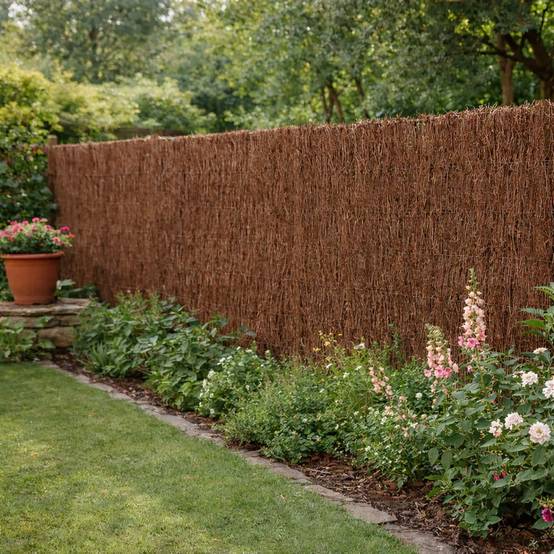 Brande de bruyère naturelle Largeur 3 m Hauteur 1.8 m - Image 1