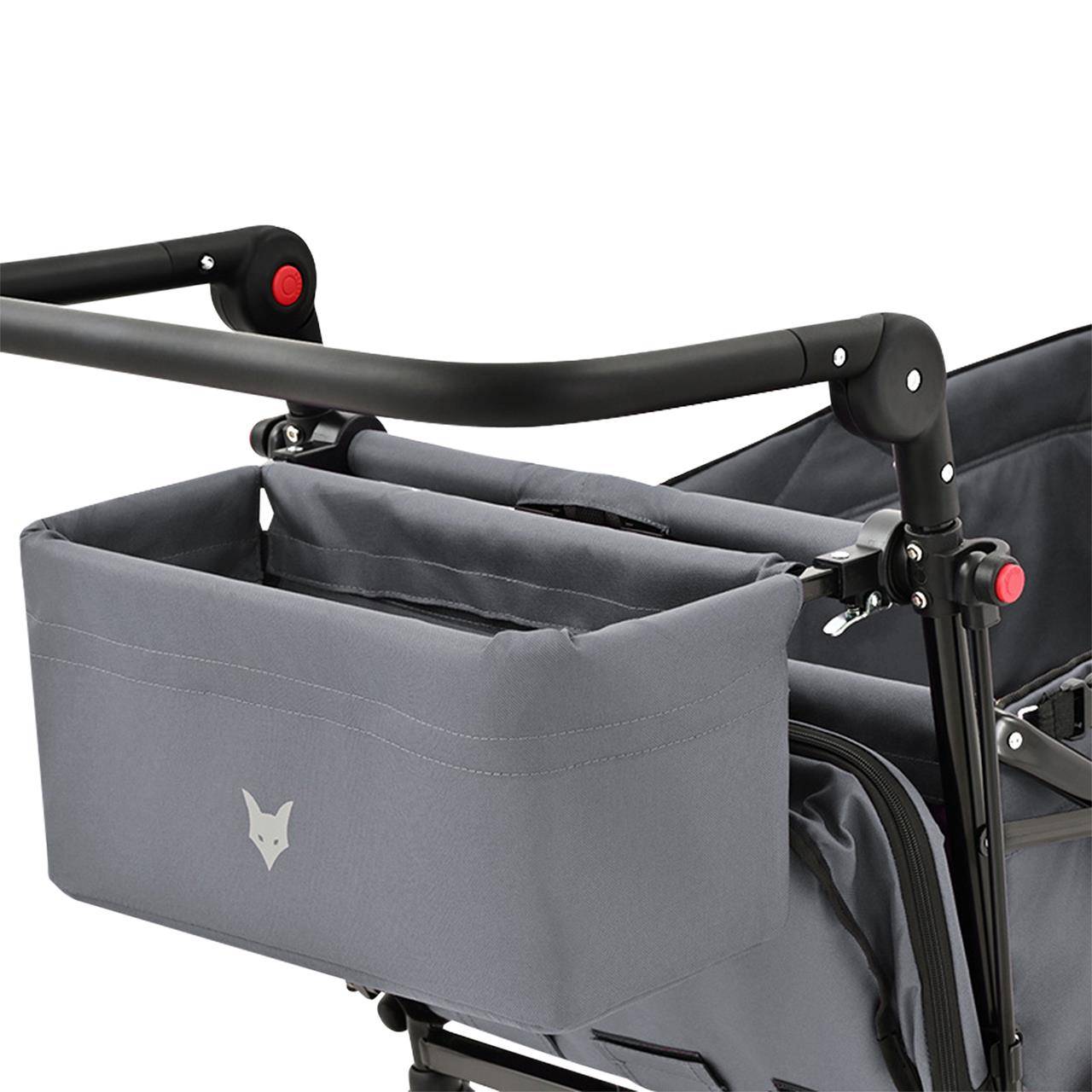 Chariot pliable confort FX-CT850 FUXLIFE avec toit UV et roues à suspension - Image 8