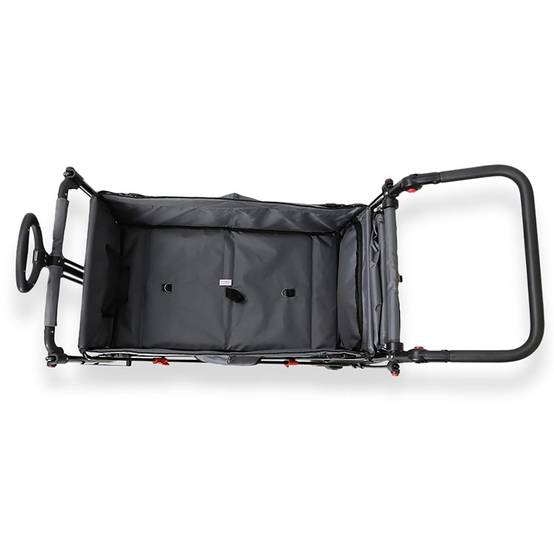 Chariot pliable confort FX-CT850 FUXLIFE avec toit UV et roues à suspension - Image 7