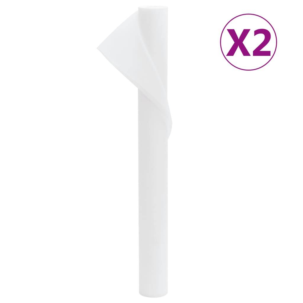 Lot 2 Voiles Hivernage 70g/m² Tissu Non-Tissé Protection Durable Contre Gel et Insectes Jardinage Blanc 10x1,6m – ComfortXL Outdoor Living - Image 1