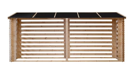 Abri Bûches 4,67x1,18xh2,12 INT053 / GARTFLEX - Image 1