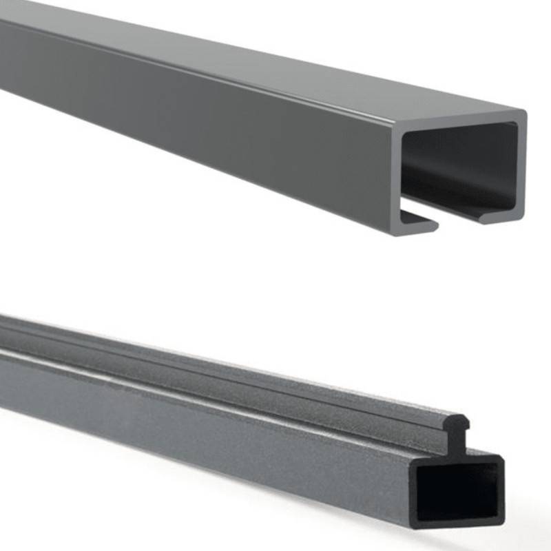 Kit clôture composite et aluminium à sceller H 1m80 L 14m40 gris anthracite avec renforts acier - Palissade - Brise vue - Easy Clôture - Imagen 9