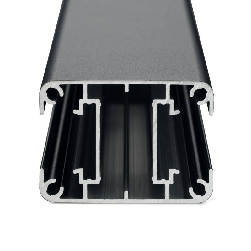 Kit clôture composite et aluminium à sceller H 1m80 L 14m40 gris anthracite avec renforts acier - Palissade - Brise vue - Easy Clôture - Imagen 7