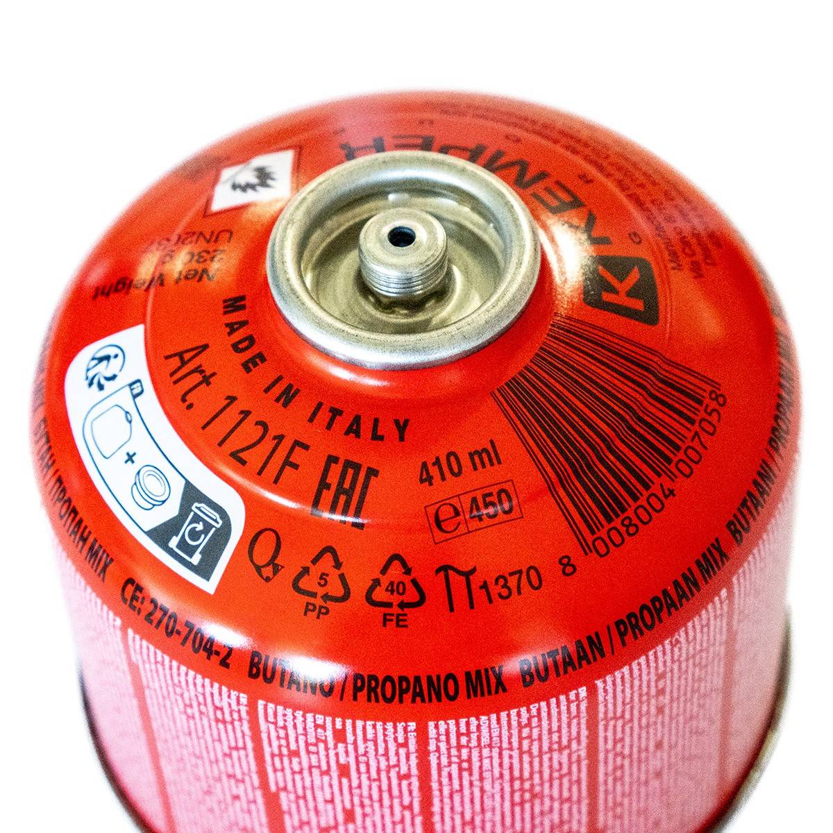Réchaud gaz pliable compact 4.5 kW+ Cartouche de gaz 230gr Butane Propane Camping Haute montagne KEMPER - Imagen 8