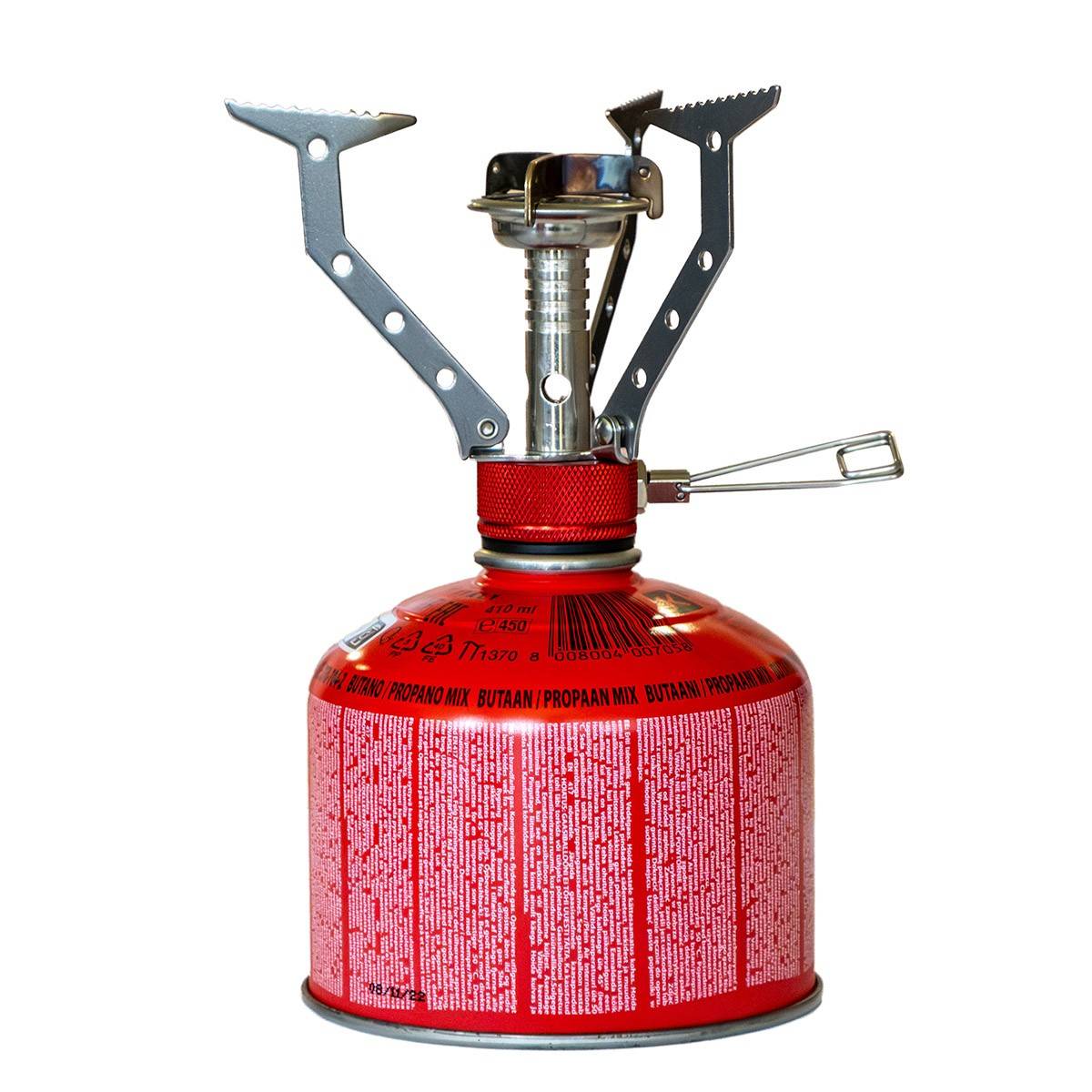 Réchaud gaz pliable compact 4.5 kW+ Cartouche de gaz 230gr Butane Propane Camping Haute montagne KEMPER - Imagen 1