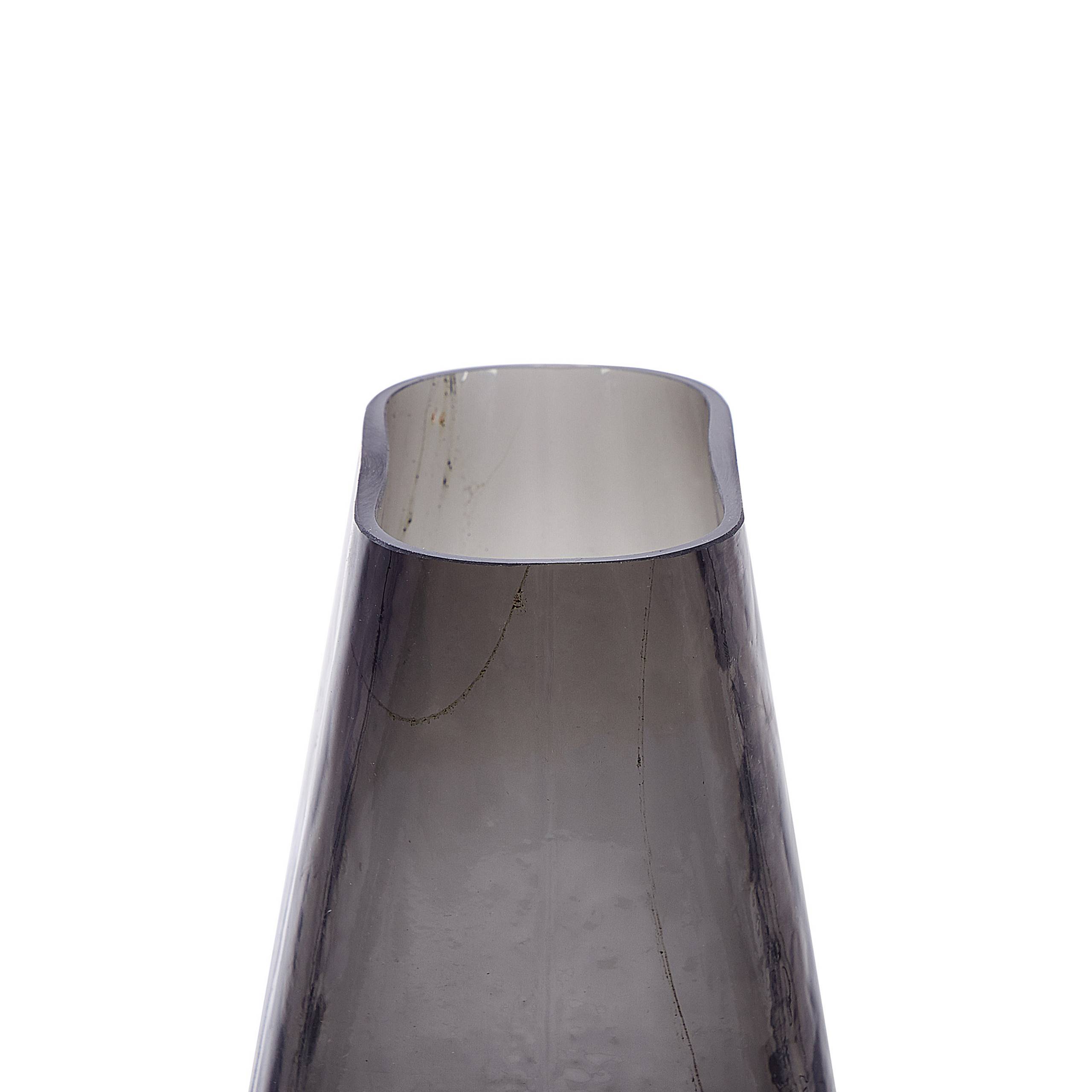 Beliani - Vase à fleurs Verre Gris MITATA - 15x8x20- Beliani - Image 5