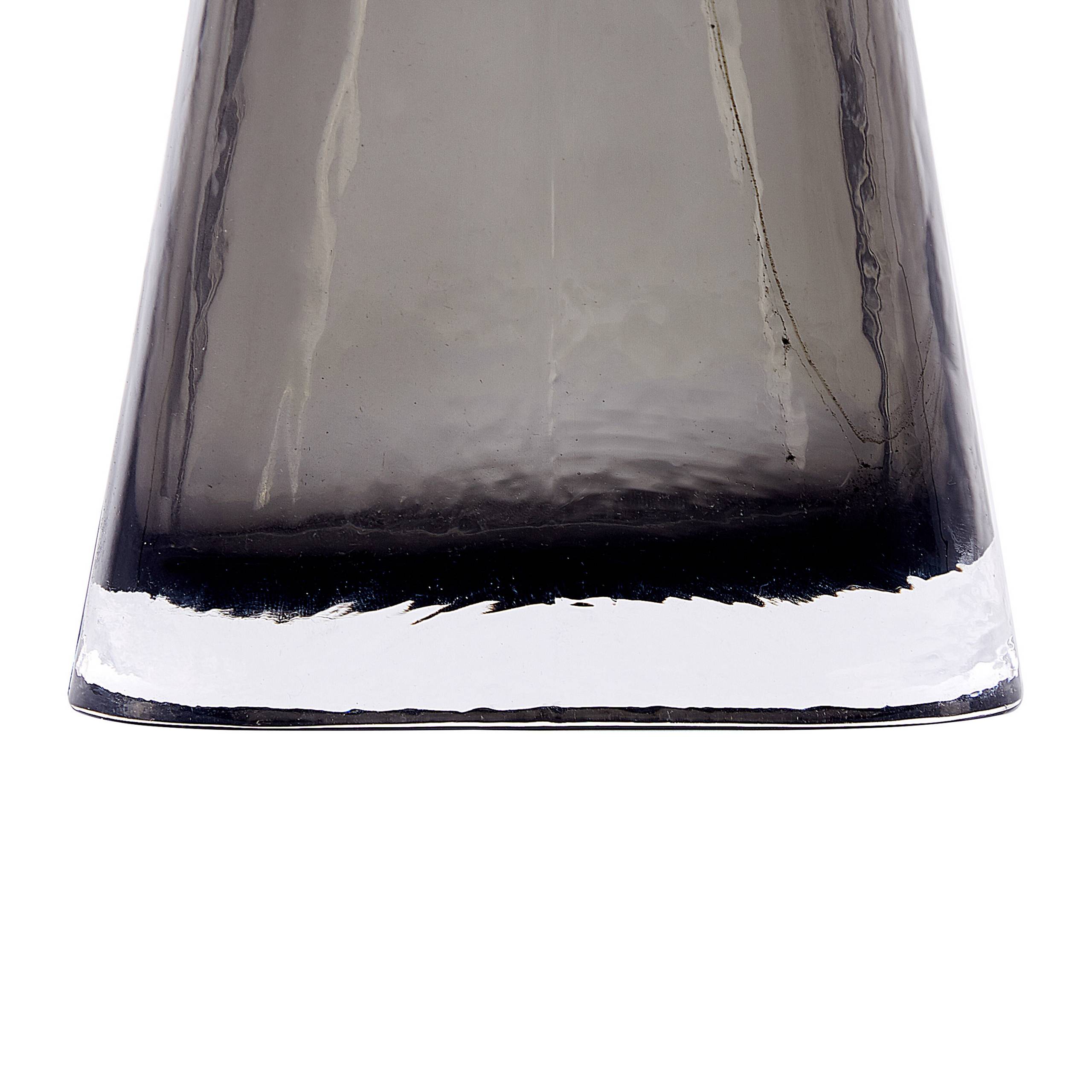 Beliani - Vase à fleurs Verre Gris MITATA - 15x8x20- Beliani - Image 6