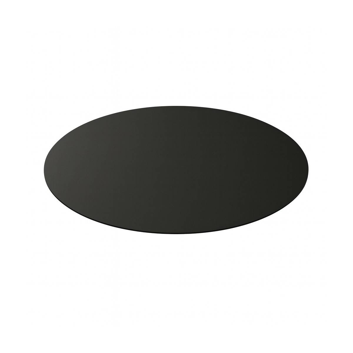 Plaque de protection de sol Ronde Ø 89 cm Acier Noir Vernis pour poêles Épaisseur 2 mm 10.5 kg - Imagen 1