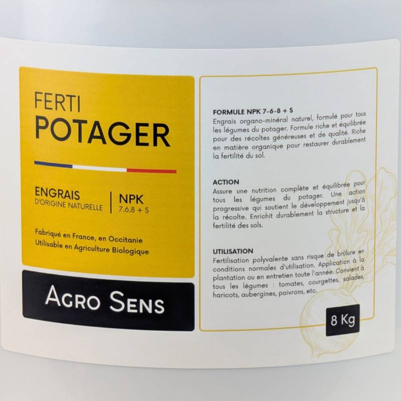 Ferti Potager - Engrais pour potager - Seau 8 kg - Image 2
