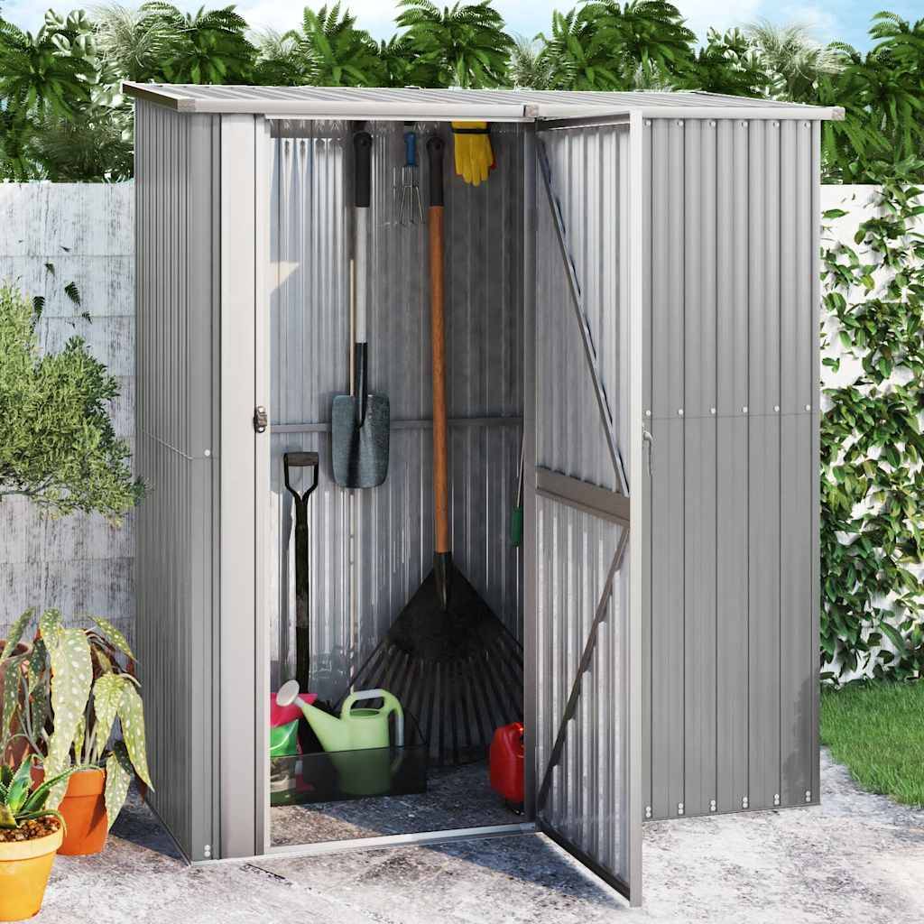 Vidaxl - Abri de jardin Gris 180,5x97x209,5 cm Acier galvanisé 1.8m² vidaXL 150904