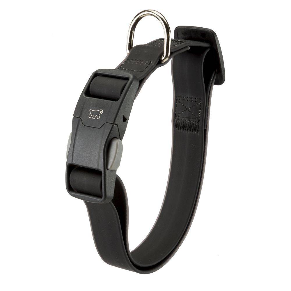 Ferplast - Collier pour Chiens EVOLUTION C16/44 avec Boucle Magnétique, Hypoallergénique, Lavable, Noir - Imagen 1