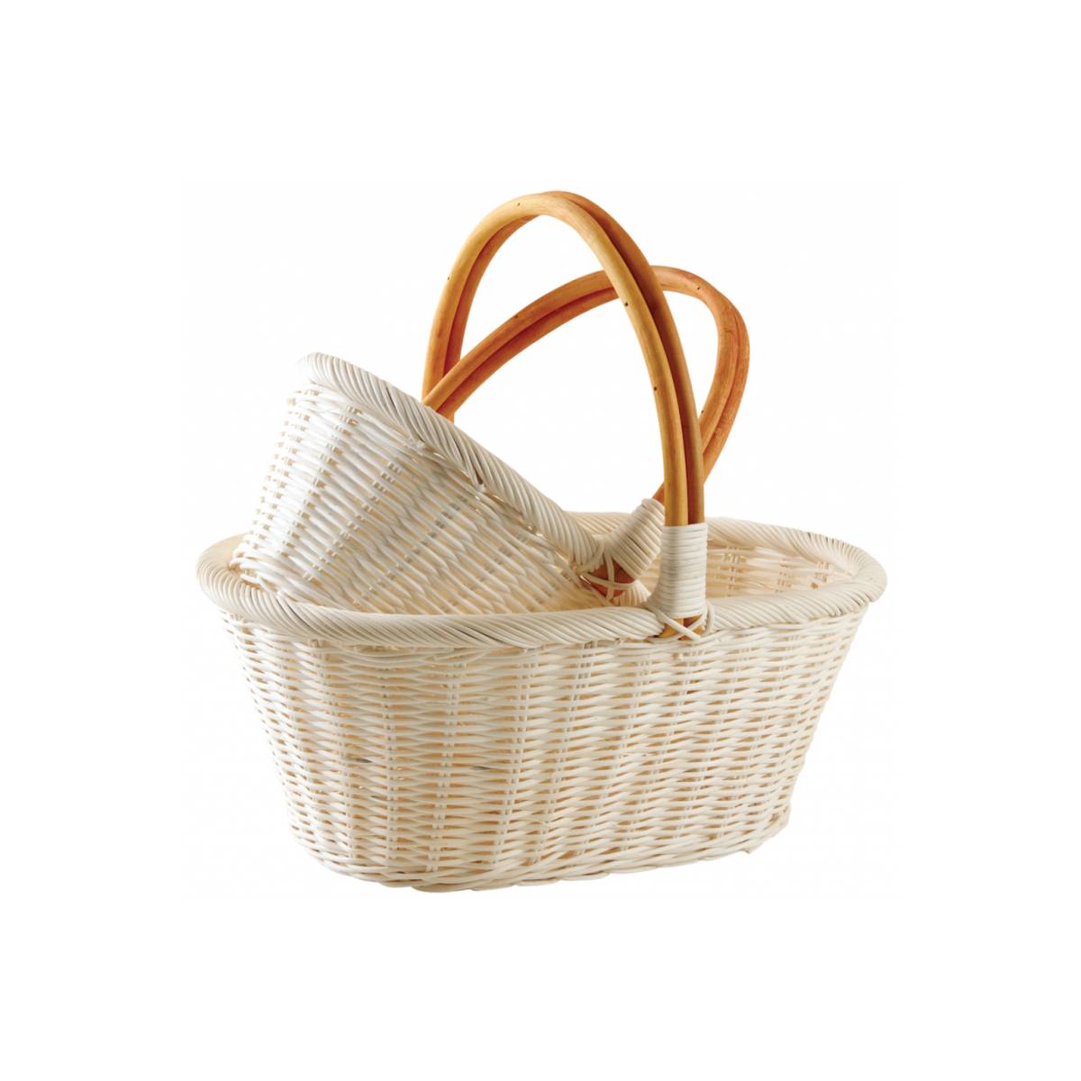 Aubry Gaspard - Duo de panier en rotin - Imagen 1