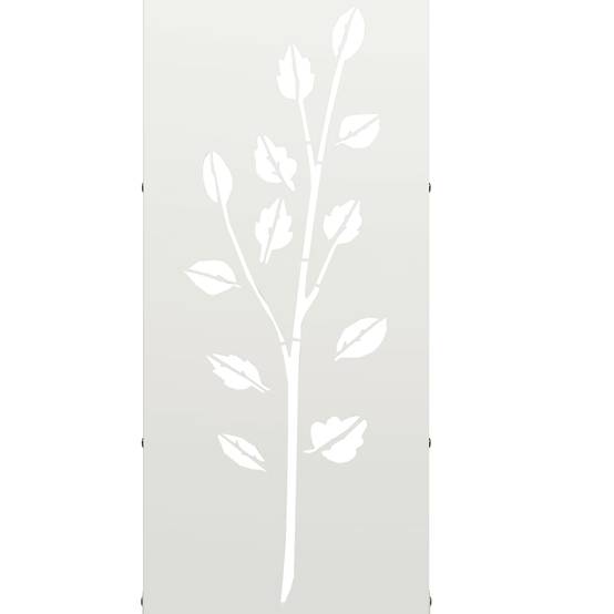 Porte-Bûches Vertical Haut en Acier Blanc, Rangement Intérieur 80 cm – ComfortXL Outdoor Living - Image 9