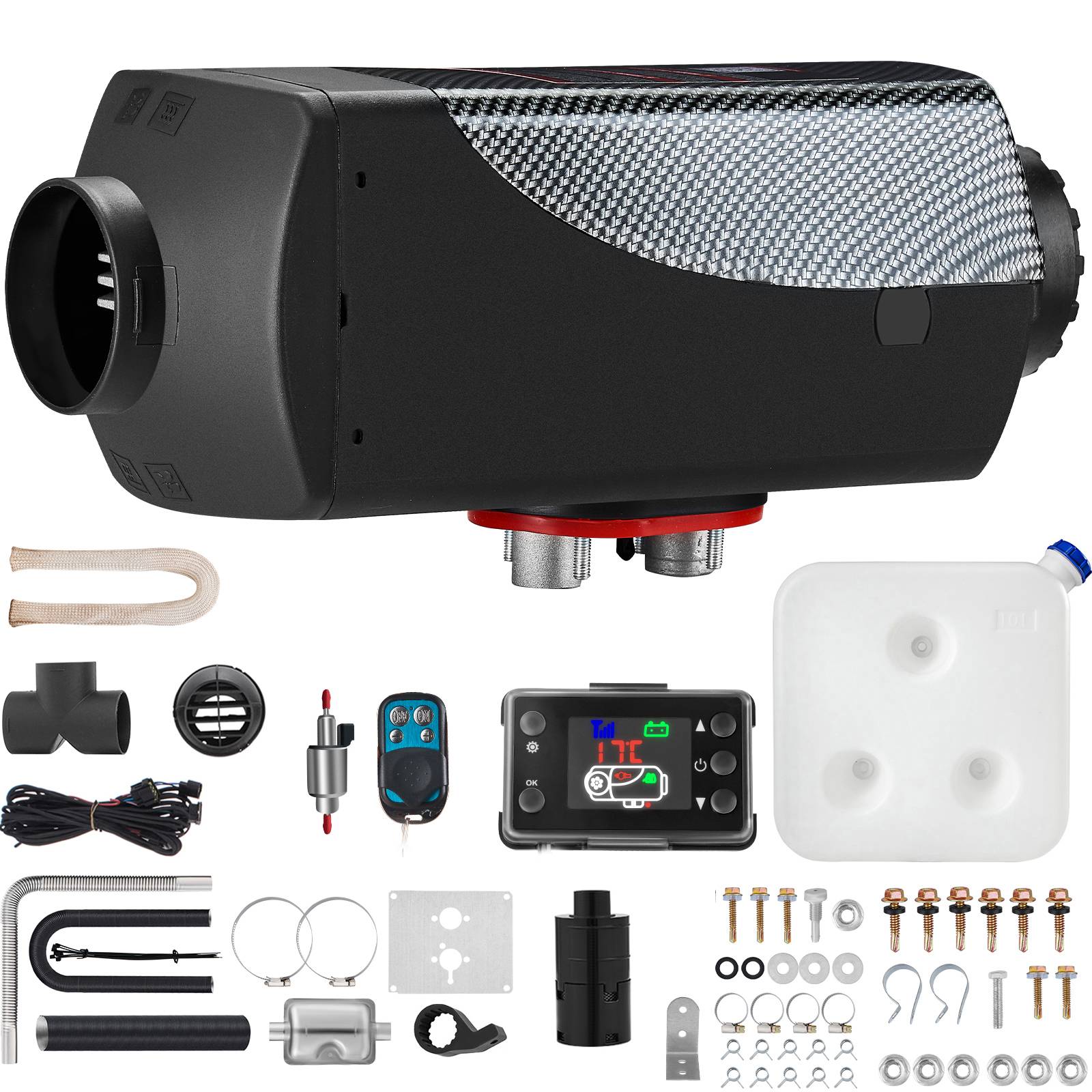 VEVOR Mophorn réchauffeur diesel 8kW 12V, écran LCD, préchauffage moteur en hiver - Image 1