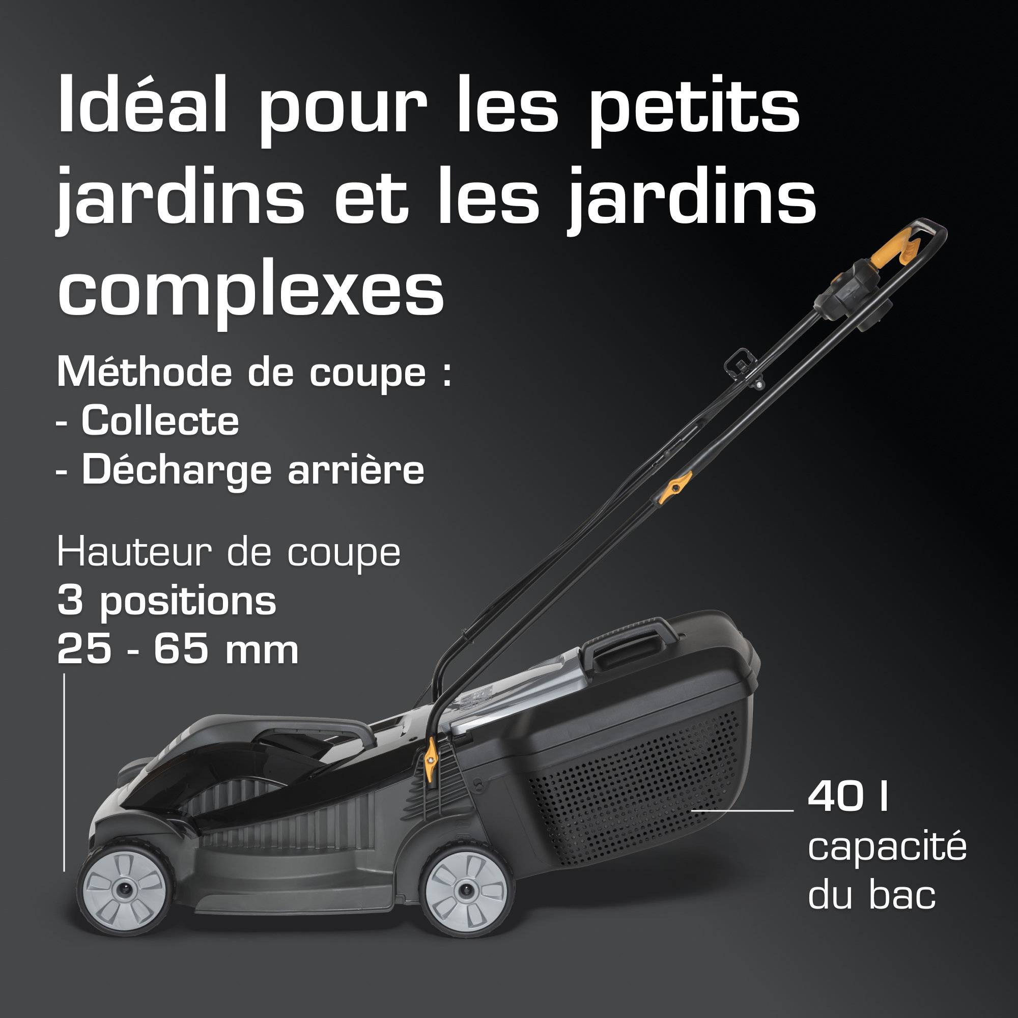 Alpina - Tondeuse électrique Alpina BL 380 E, 1400 W, 38 cm - Image 3