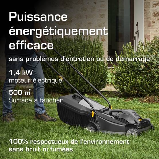Alpina - Tondeuse électrique Alpina BL 380 E, 1400 W, 38 cm - Image 4