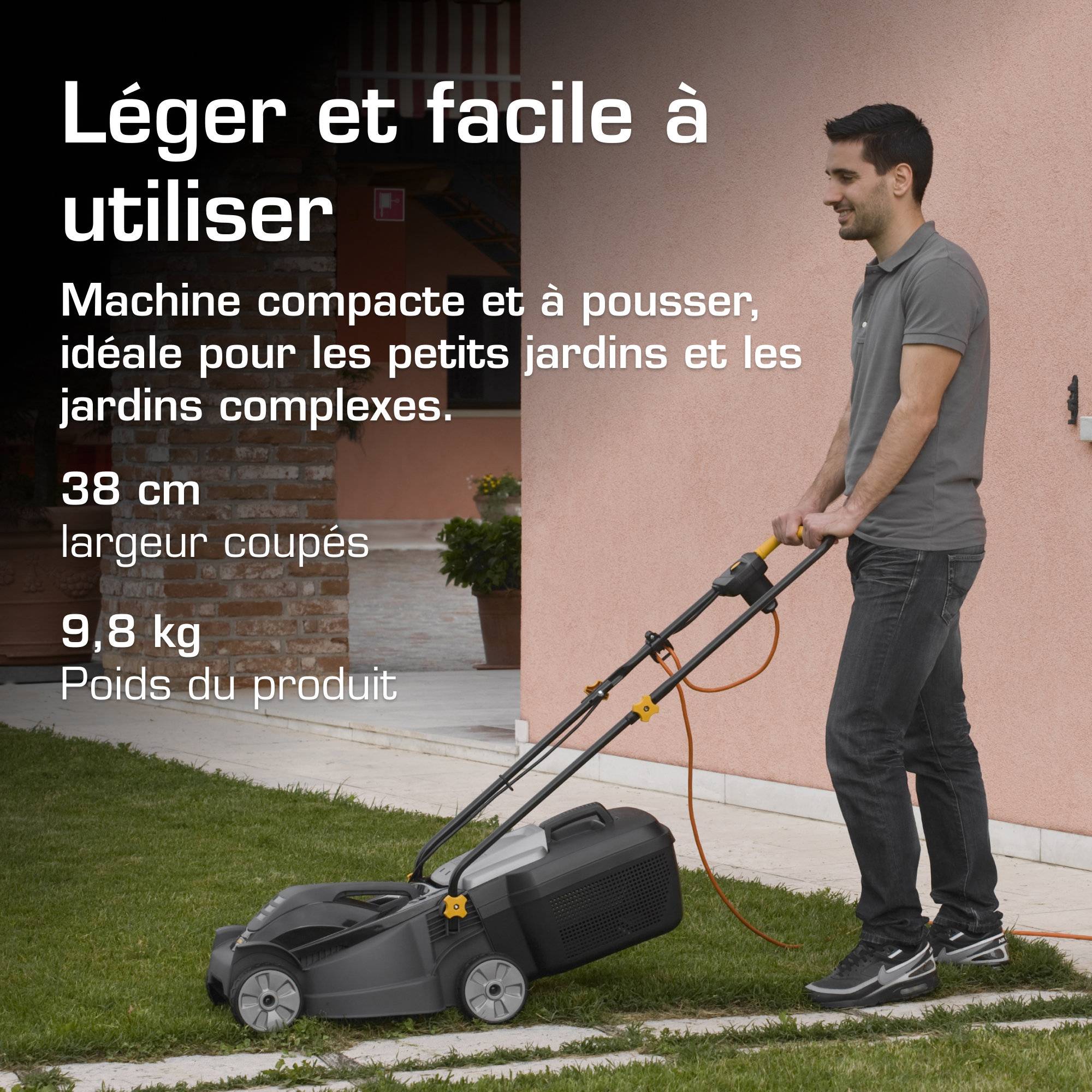 Alpina - Tondeuse électrique Alpina BL 380 E, 1400 W, 38 cm - Image 2