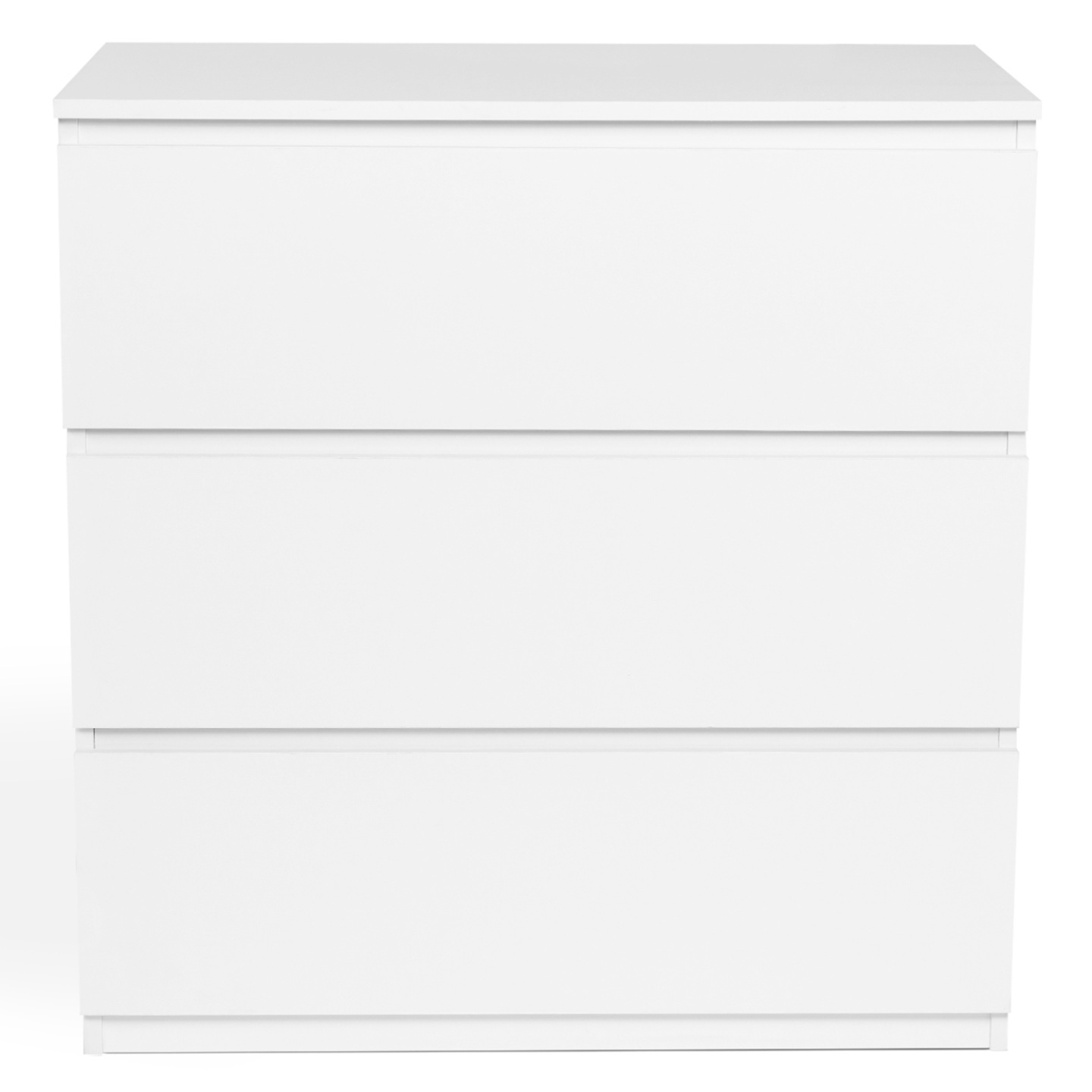 Commode 3 tiroirs TOMI 78 cm bois blanc - Image 3