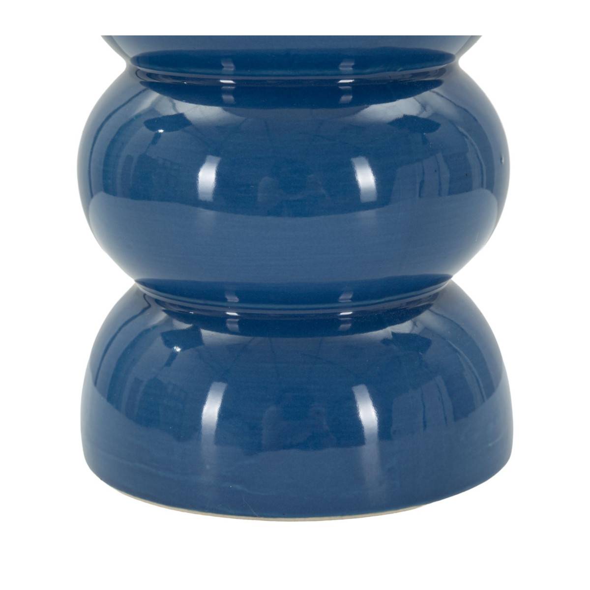 Paris Prix - Lampe à Poser en Céramique "Torr" 46cm Bleu - Image 4
