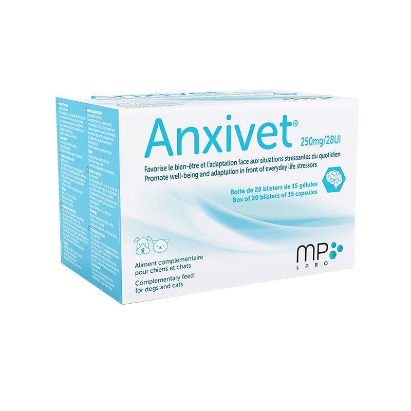ANXIVET 250 MG/28UI CHIEN ET CHAT - MP LABO 300 gelules - Imagen 1
