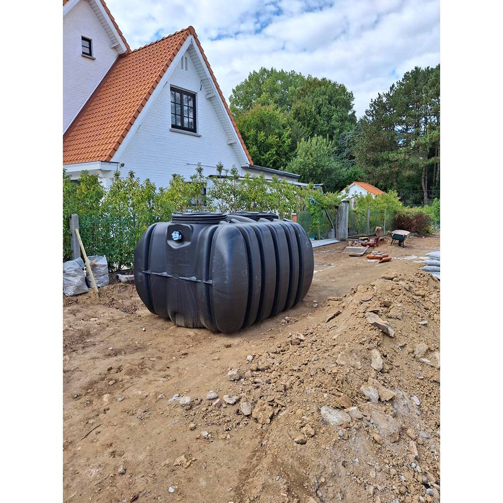 Cuve de stockage d'eau enterrée horizontale 5000l - Image 3