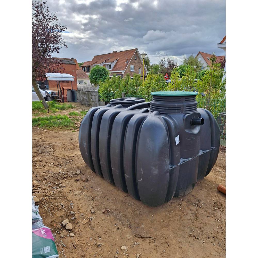 Cuve de stockage d'eau enterrée horizontale 5000l - Image 2