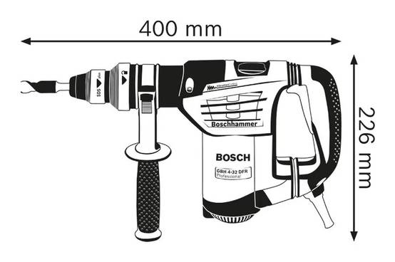 Bosch - Perforateur burineur GBH 4-32 DFR Professional - 900 W - BOSCH - 0611332101 - Image 2