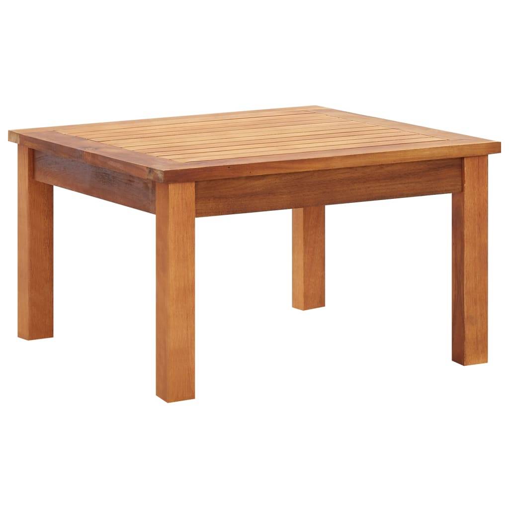 Table basse de jardin Bois solide d'acacia Marron 60 x 60 x 36 cm - PANGIVO - Image 1