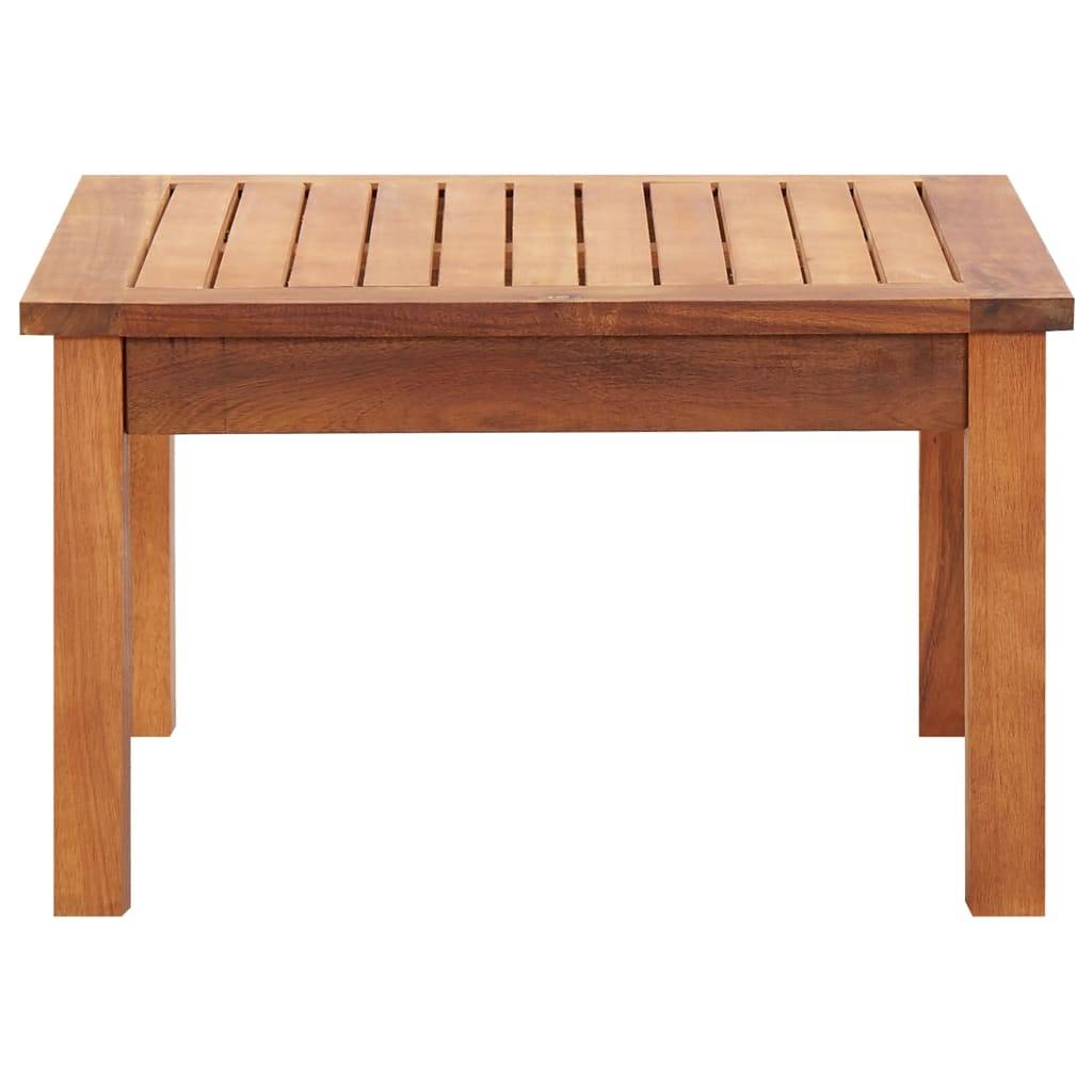 Table basse de jardin Bois solide d'acacia Marron 60 x 60 x 36 cm - PANGIVO - Image 3