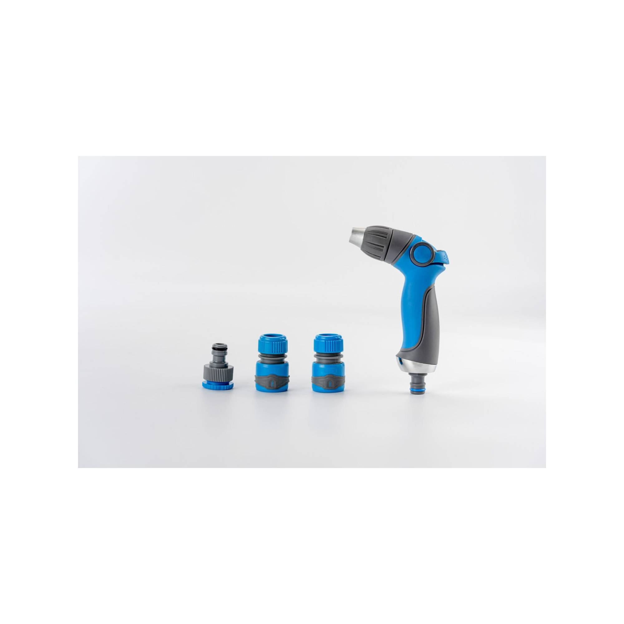 Pistolet d'arrosage et nettoyage - Suan - 3 jets ajustables - Kit complet avec raccords d'arrosage - Imagen 1