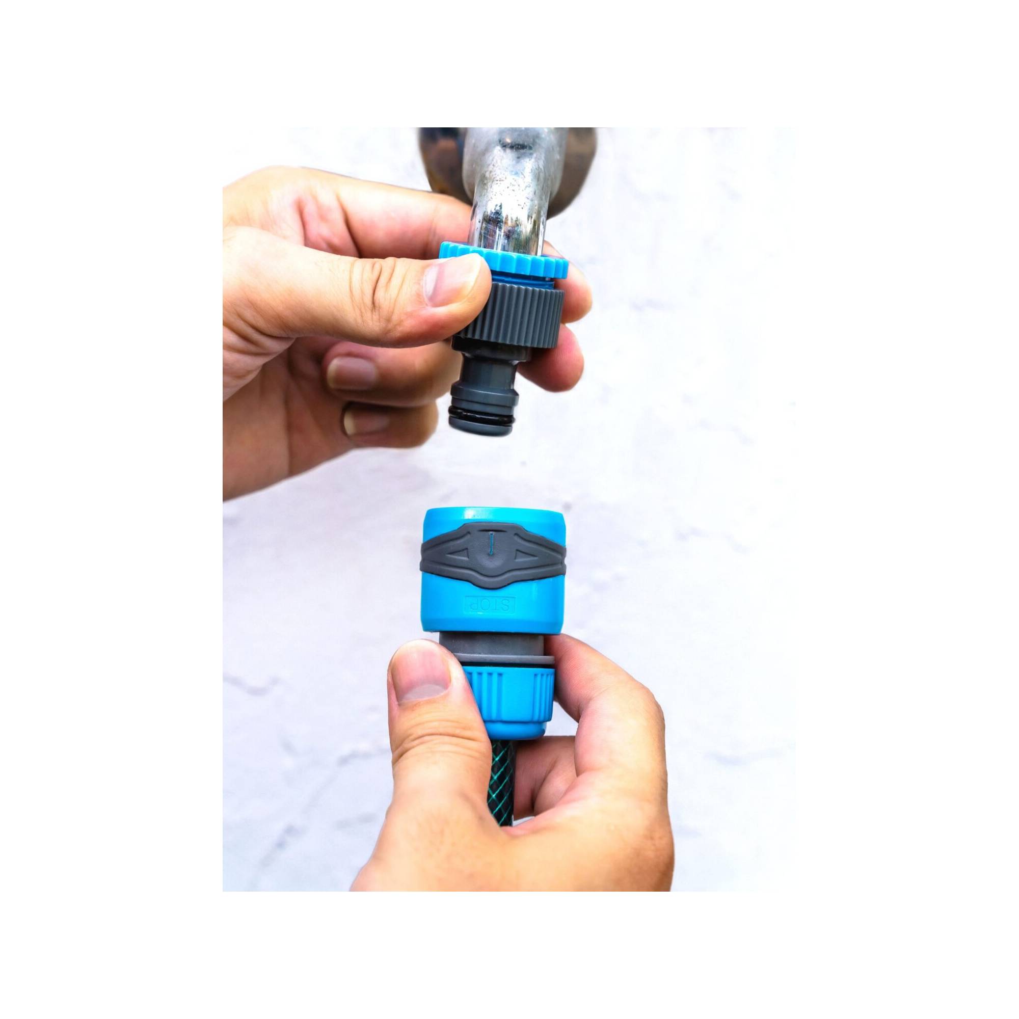 Pistolet d'arrosage et nettoyage - Suan - 3 jets ajustables - Kit complet avec raccords d'arrosage - Imagen 5