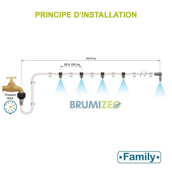 brumisateur de terrasse - basse pression - family - pack 12 buses - blanc - brumizeo - Image 6