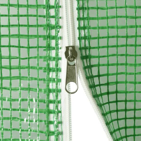 Serre tunnel de jardin 12m² bâche PE et acier culture potager verte 6x2m – ComfortXL Outdoor Living - Image 7