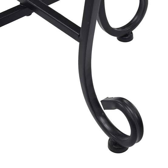 Lot de 3 Porte-Pots Design Mosaïque Tables d'Appoint pour Jardin Terre Cuite et Blanc – ComfortXL Outdoor Living - Image 7
