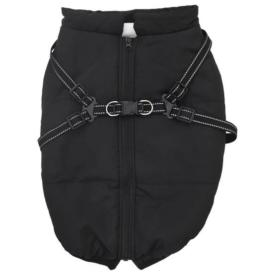 Vidaxl - Manteau pour chien Noir L48 Fleece et Polyester vidaXL 3422535 - Image 2