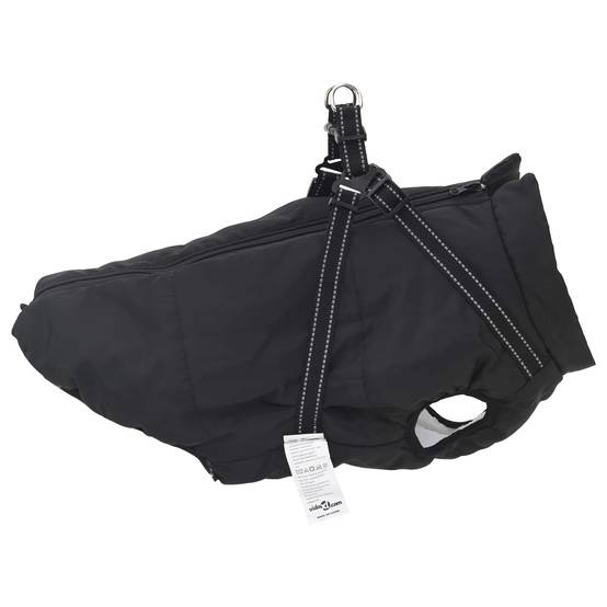 Vidaxl - Manteau pour chien Noir L48 Fleece et Polyester vidaXL 3422535 - Image 4