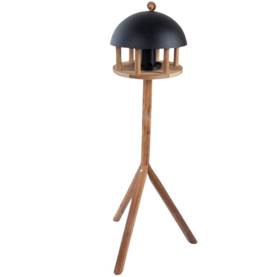 Esschert Design - Esschert Design - Mangeoire chêne - Toit noir - Image 2